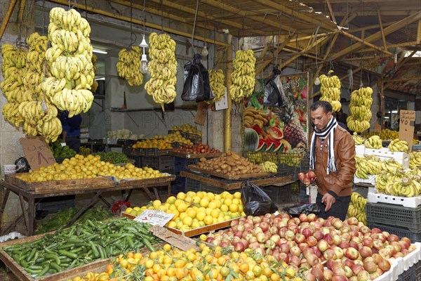 Fruit stall in the fruit market