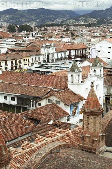 View over the roofs of Cuenca