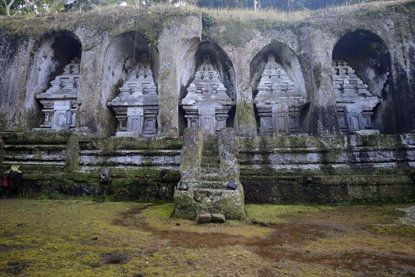 Rock shrines in the Gunung Kawi source temple