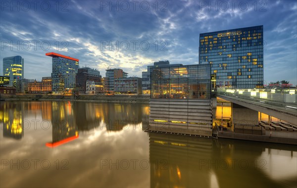 Skyline at the Media Harbour