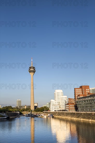 Neuer Zollhof and TV tower