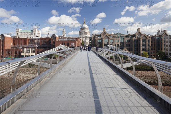 Millennium Bridge and St Paul's Cathedral
