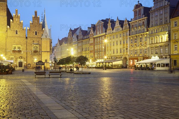 Market square Rynek we Wroclawiu