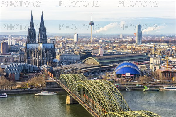 Cologne Cathedral and Hohenzollern bridge