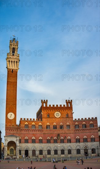 Palazzo Pubblico with Mangia Tower and Chapel