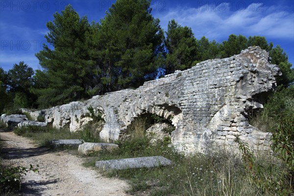 The aqueduct of Barbegal
