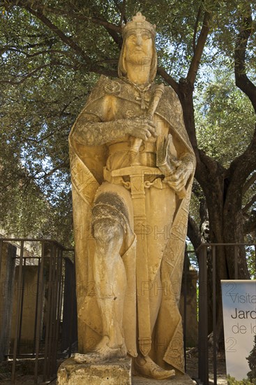 Statue in the Alcazar de los Reyes Cristianos