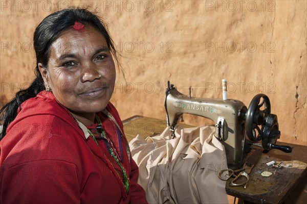 Nepalese seamstress