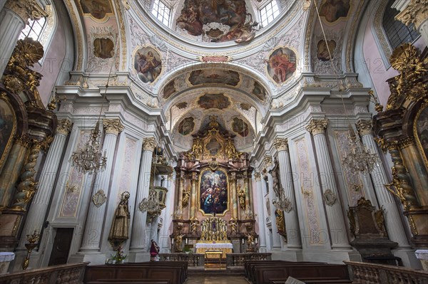 Interior of Dreifaltigkeitskirche or Trinity Church