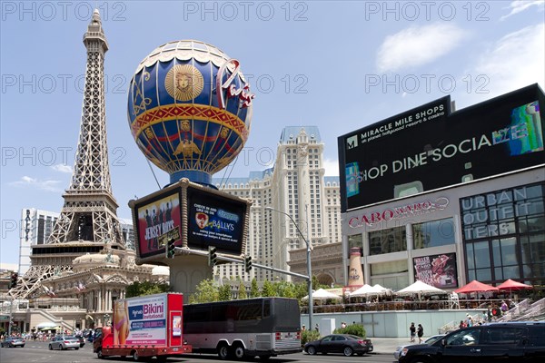 Paris Las Vegas hotel and casino at The Strip