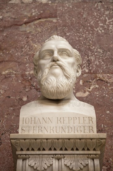Marble bust of Johannes Kepler in the Walhalla memorial