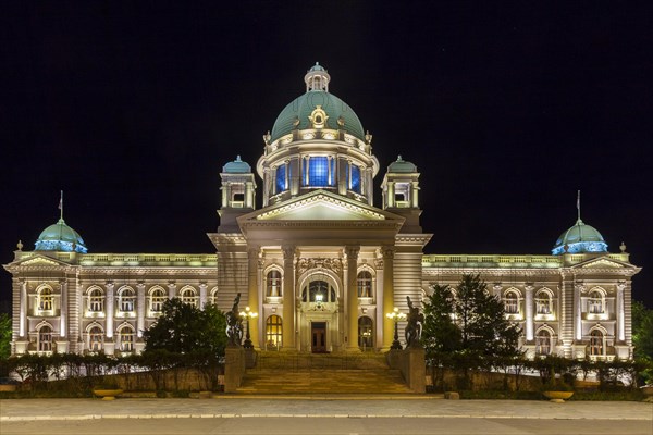 The Parliament Building of Serbia