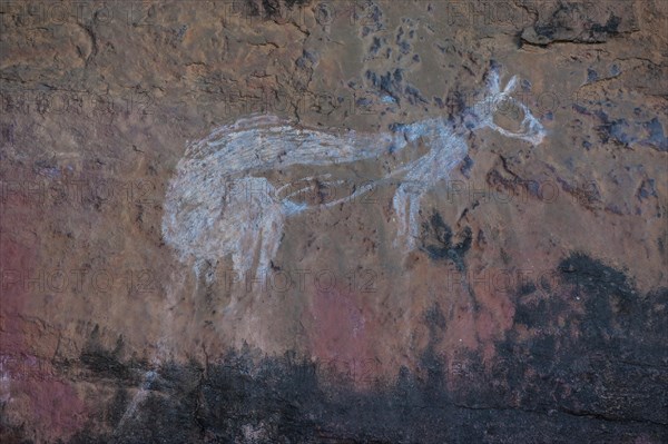 Aboriginal wall painting