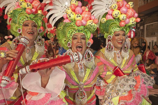 Imaginative costumes at the carnival, Santa Cruz de Tenerife