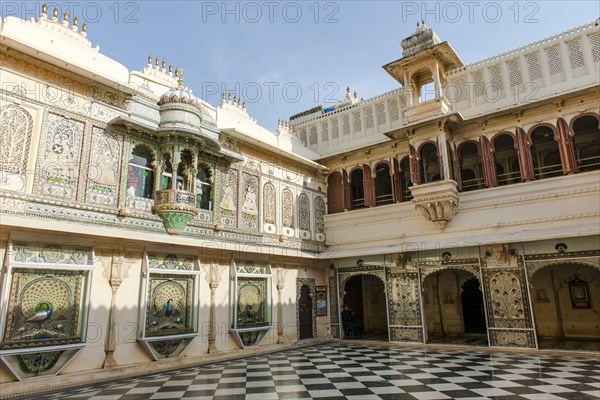 Courtyard in the City Palace of the Maharaja