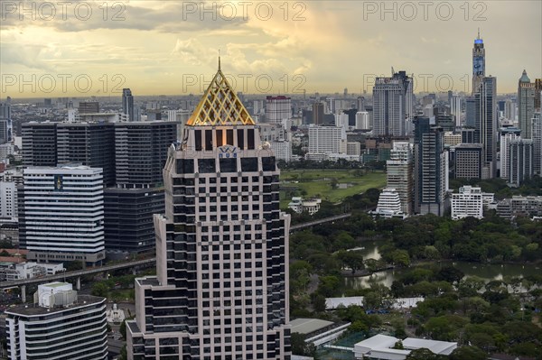 Abdulrahim Place and Baiyoke Tower with a view of the city