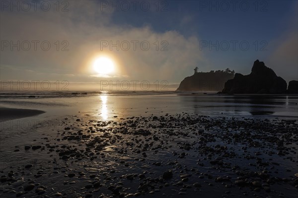 Sunset at Ruby Beach