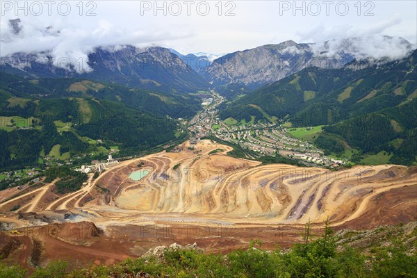 Open pit ore mining