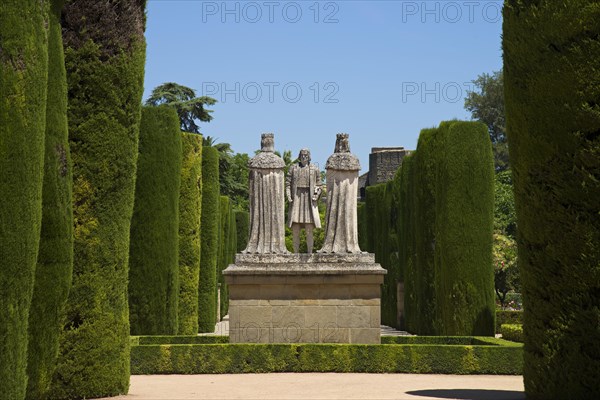 Garden in the Alcazar de los Reyes Cristianos