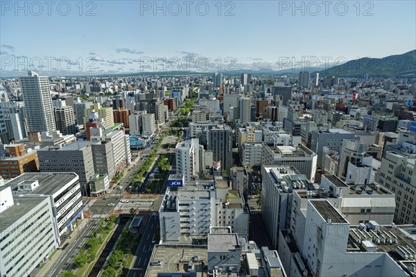 View of the city from the television tower