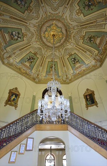 Main staircase of the Malta Pavilion