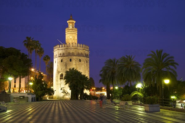 Torre del Oro on the waterfront of the Rio Guadalquivir