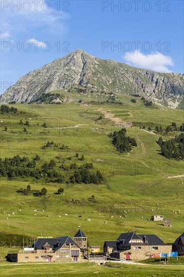 Ski resort on the Pla de Beret plateau