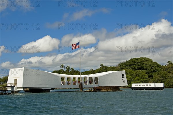 USS Arizona Memorial in Pearl Harbor