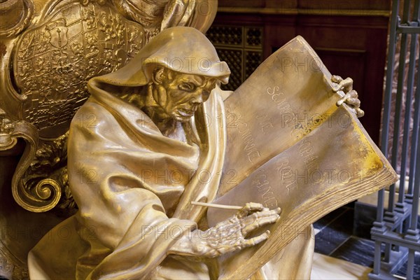 Ceremonial coffin in the Hohenzollern crypt in the Berlin Cathedral