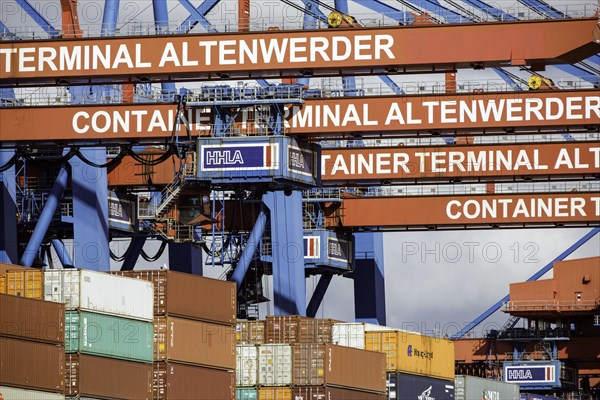 Altenwerder container terminal in the Port of Hamburg