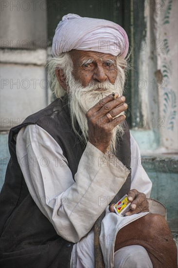 Old man with turban