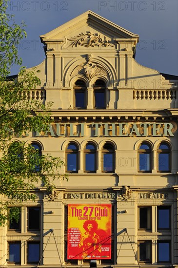 Jimi Hendrix Poster at St. Pauli Theater