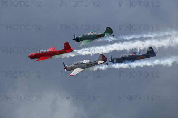 Yak vintage aircraft demonstration flight