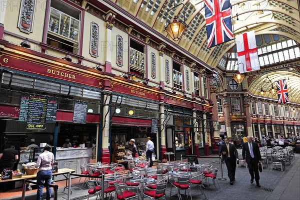 Historic shopping mall Leadenhall Market