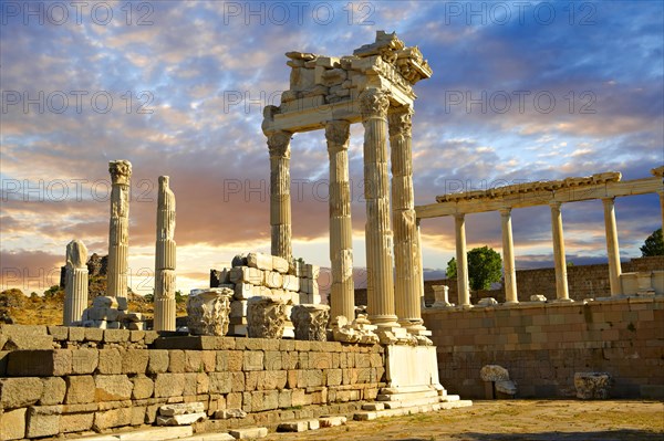 Pillars of the Greco Roman Temple of Trajan