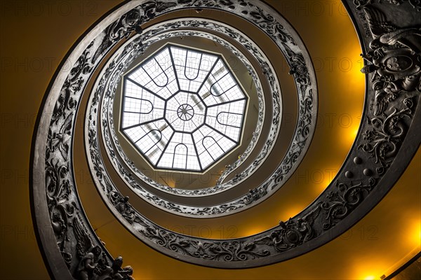 A double-spiral staircase by Giuseppe Momo in 1932