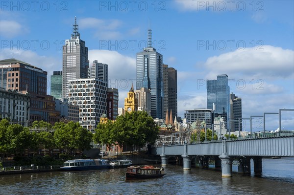 High rise buildings on the Yarra river