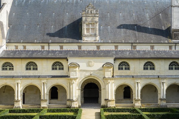 Cloister at Fontevraud Abbey