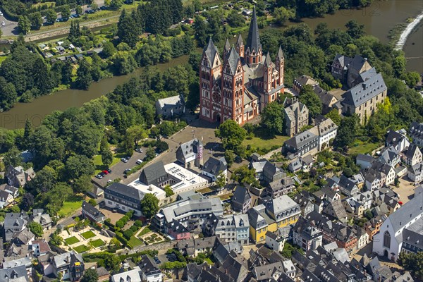 View over the historic centre of Limburg of the cathedral