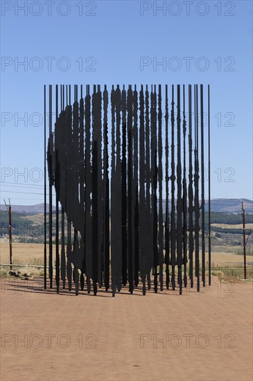 Mandela monument at the site of his arrest in 1962