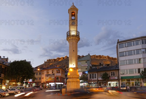 Clock tower and castle