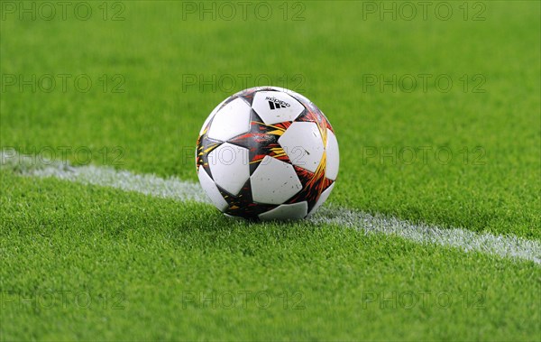 Adidas Champions League ball on the line