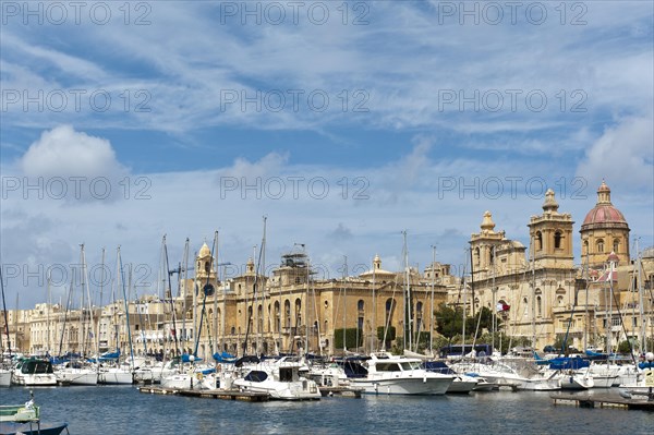 Vittoriosa yacht marina on the shores of Harbour Creek