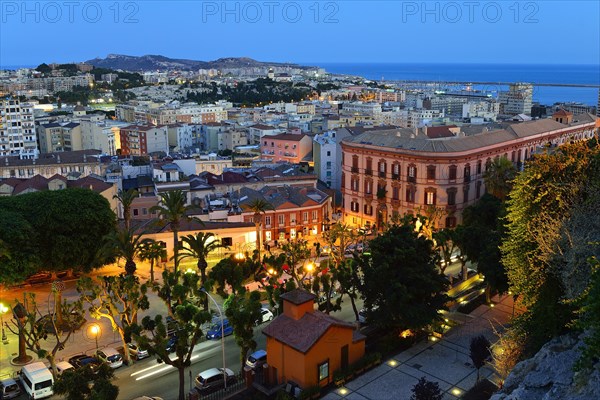 Blue hour over the city