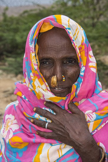 Portrait of a Eritrean Bedouin woman