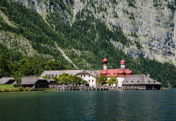 St. Bartholoma on lake Konigssee