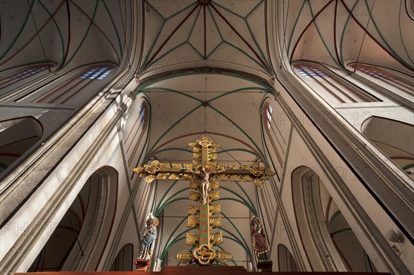 Triumphal cross from 1420 in the Schwerin Cathedral of St. Mary and St. John