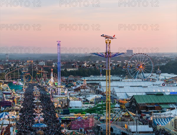 Overlooking the Oktoberfest