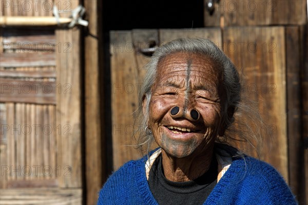 Woman of the Apatani people