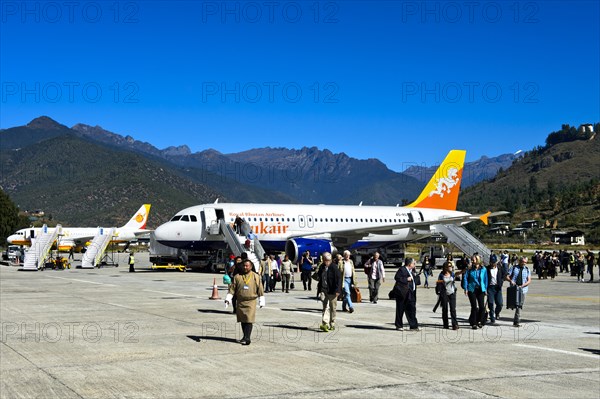 Airbus of the Drukair national airline